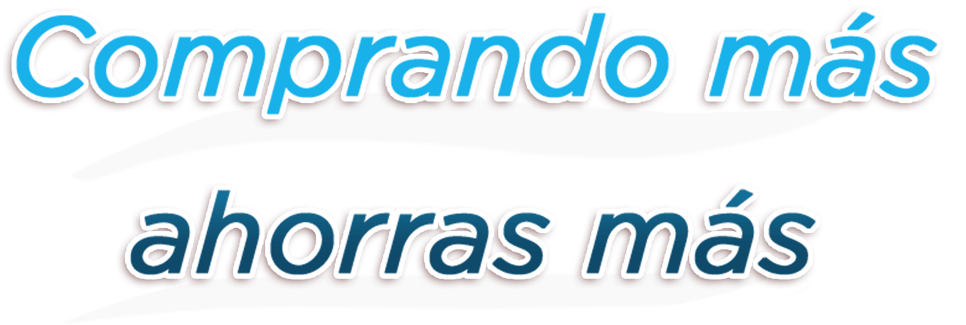 Comprando más ahorras más
